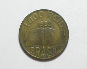 1.000 Réis - 1938 / Anchieta / Mbc / Bronze