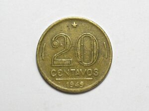 20 Centavos - 1949 - bola do 9 fechado