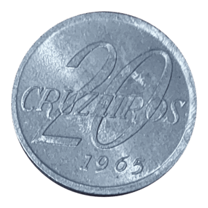 20 Cruzeiros 1965 Sob/FC Sku 1758