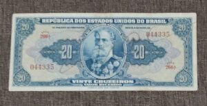20 Cruzeiros série 266 Autografada Sku 1883