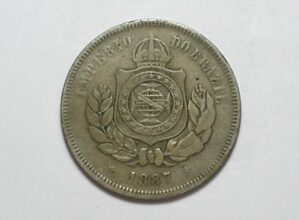 200 Réis - 1887 / Império / Mbc / Níquel