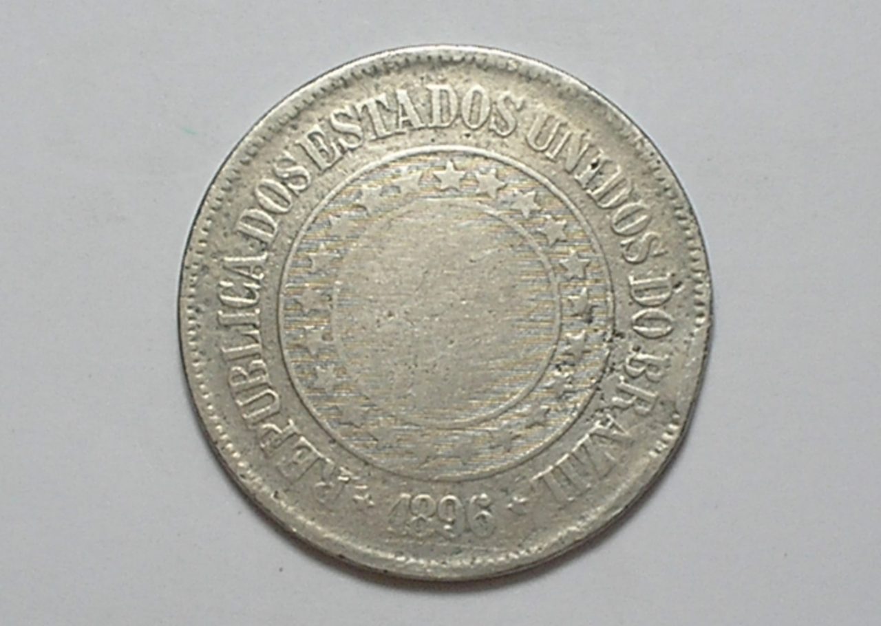 | Casa do Colecionador 200 Réis - 1896 / República / Níquel