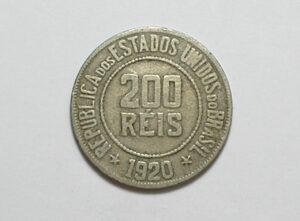 200 Réis - 1920 / Mbc/ Niquel