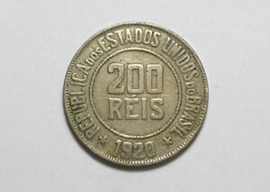 200 Réis - 1920 / Mbc/ Niquel