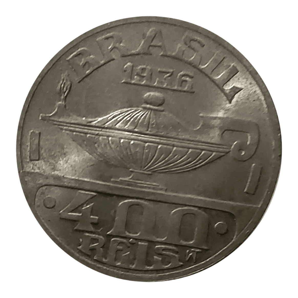 | Casa do Colecionador 400 Réis 1936 FC Sku 1730