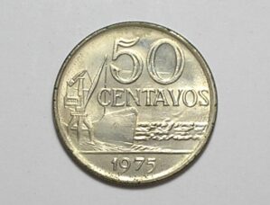 50 Centavos - 1975 / Índio / Fc