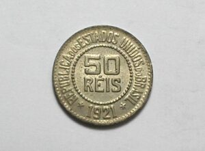 50 Réis - 1921 / Soberba / Níquel