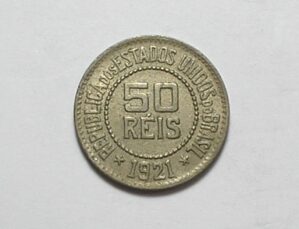 50 Réis - 1921 / Soberba / Níquel