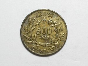 500 Réis - 1928 / Bronze-Al / Soberba - Patinada