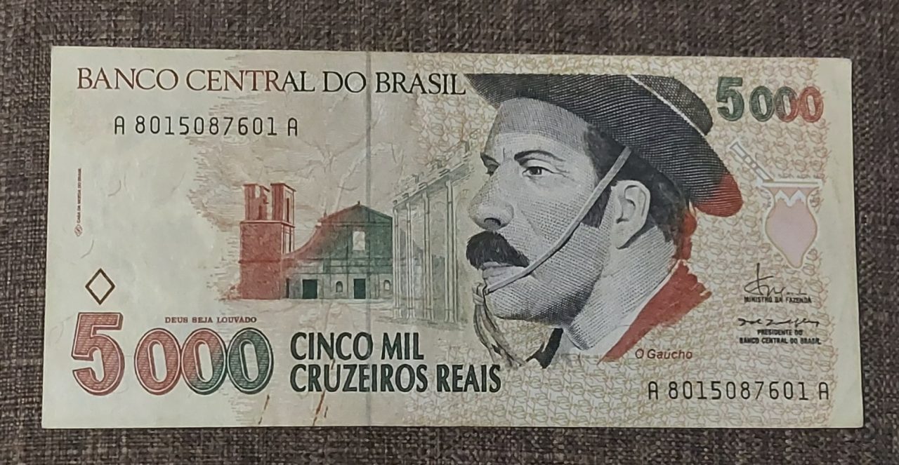 | Casa do Colecionador 5000 Cruzeiros Reais Sku 1913
