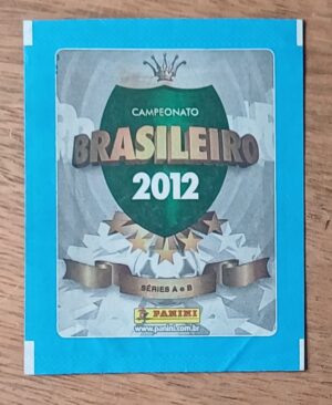 5ab. Envelope vazio Figurinhas Panini Campeonato Brasileiro 2012.