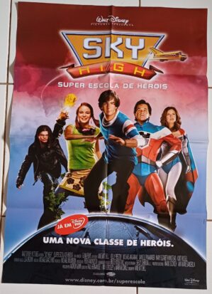 5ab. Poster cartaz original de locadora Sky hight.