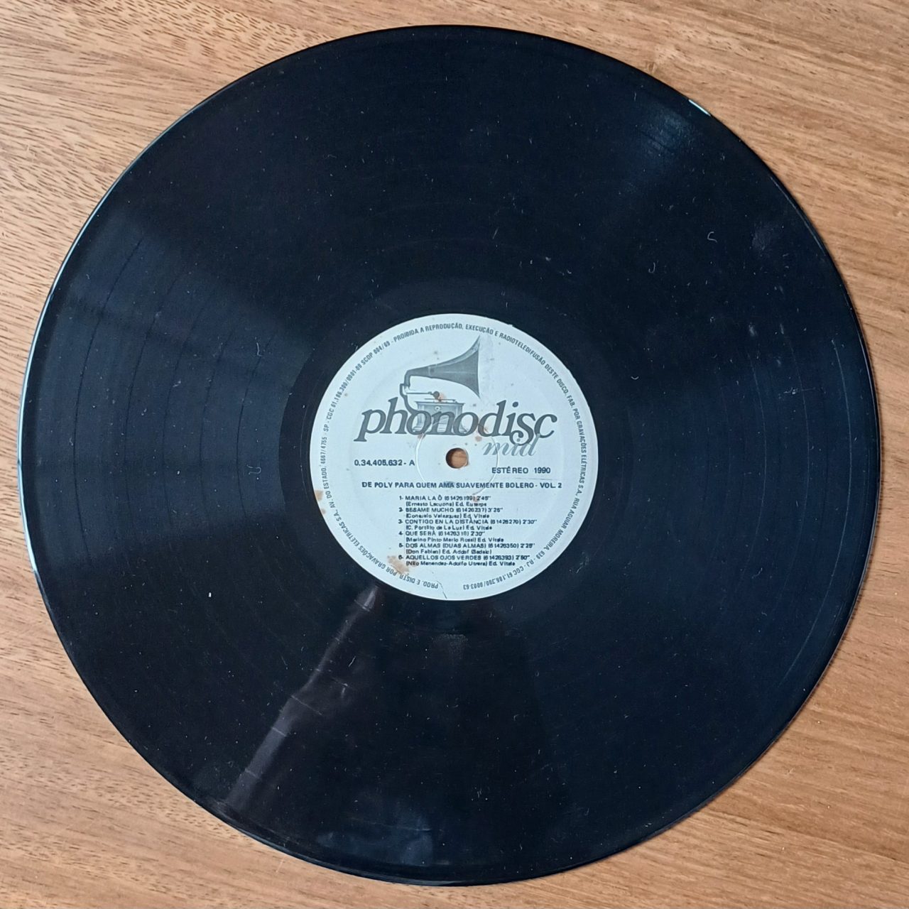| Casa do Colecionador 5ab. Vinil lp Poly e seu Conjunto Para quem ama suavemente boleros vol. 2
