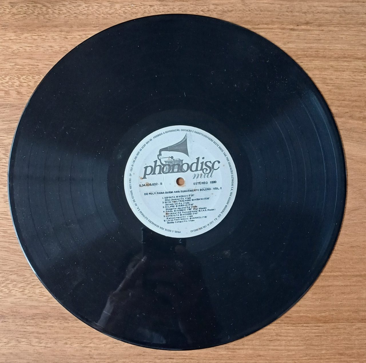 | Casa do Colecionador 5ab. Vinil lp Poly e seu Conjunto Para quem ama suavemente boleros vol. 2
