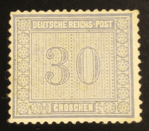 ALEMANHA - DEUTSCHES REICH MICHEL MI.Nr.13 EMISSÃO 01.Jan.1872