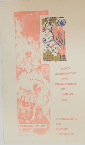 BLOCO COMEMORATIVO, RHM B-24, ANO INTERNACIONAL DO TURISMO 1967