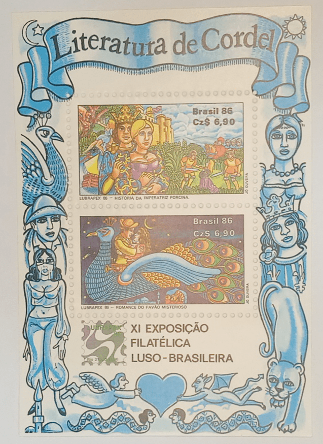 | Casa do Colecionador BLOCO COMEMORATIVO, RHM B-73, XI EXPOSIÇÃO FILATÉLICA LUSO-BRASILEIRA 1986