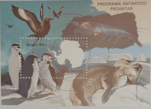 BLOCO COMEMORATIVO, RHM B-84, PROGRAMA ANTÁRTICO PROANTAR 1990