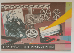 BLOCO COMEMORATIVO, RHM B-99, CENTENÁRIO DO CINEMA MUNDIAL 1995