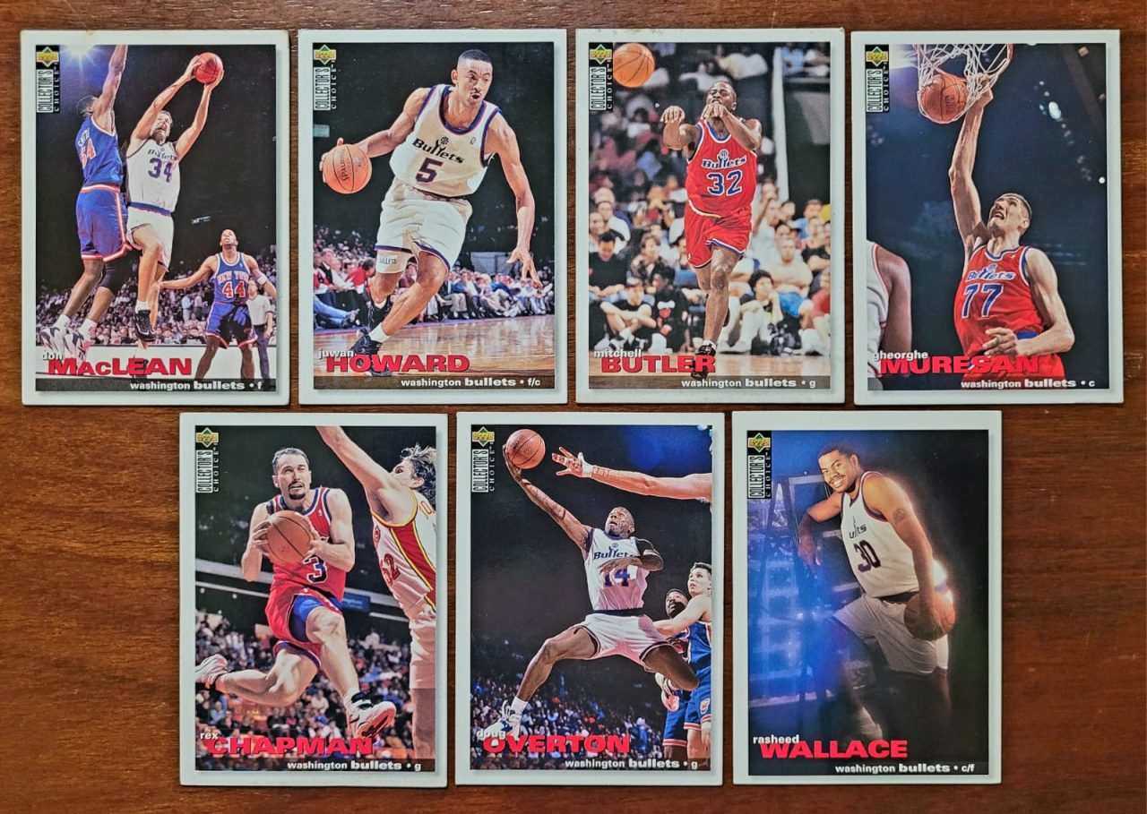 | Casa do Colecionador Card Basquete - Upper Deck Collector's Choice 1995 - Whashington Bullets