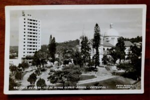 Cartão Postal - Minas Gerais (Juiz de Fora) Catedral Metropolitana – Foto Postal Colombo – Anos 50/60
