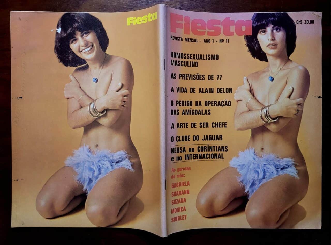 | Casa do Colecionador Fiesta Nº 11 - Capa Ligia (Revista com 2 Pôsters) Dezembro de 1976