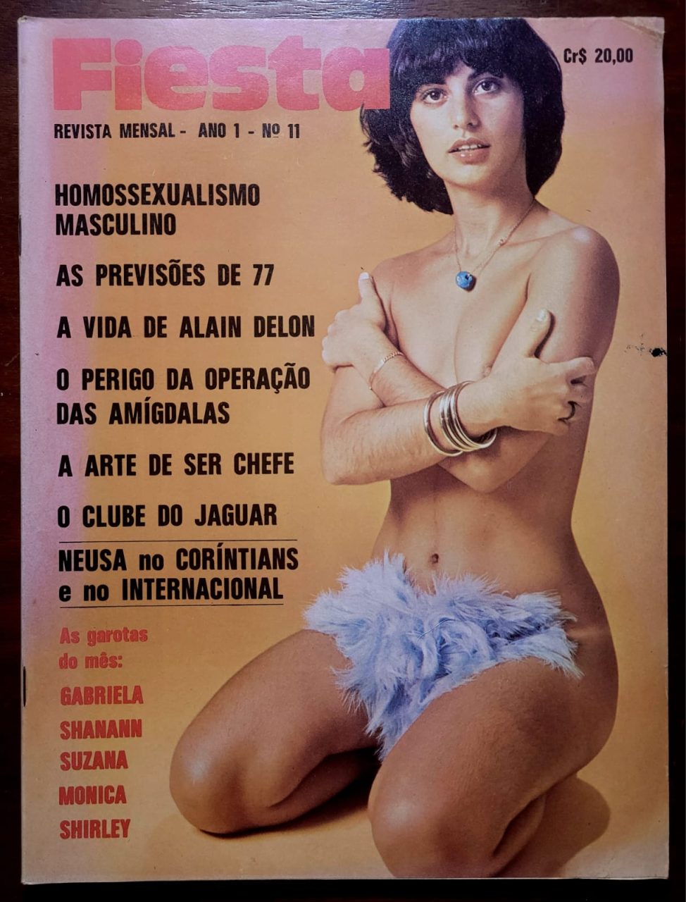 | Casa do Colecionador Fiesta Nº 11 - Capa Ligia (Revista com 2 Pôsters) Dezembro de 1976