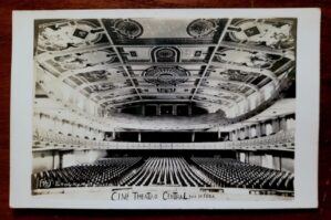 Fotografia Antiga Cine Theatro Central – Juiz de Fora MG – Década de 1930 – Interior Ricamente Decorado