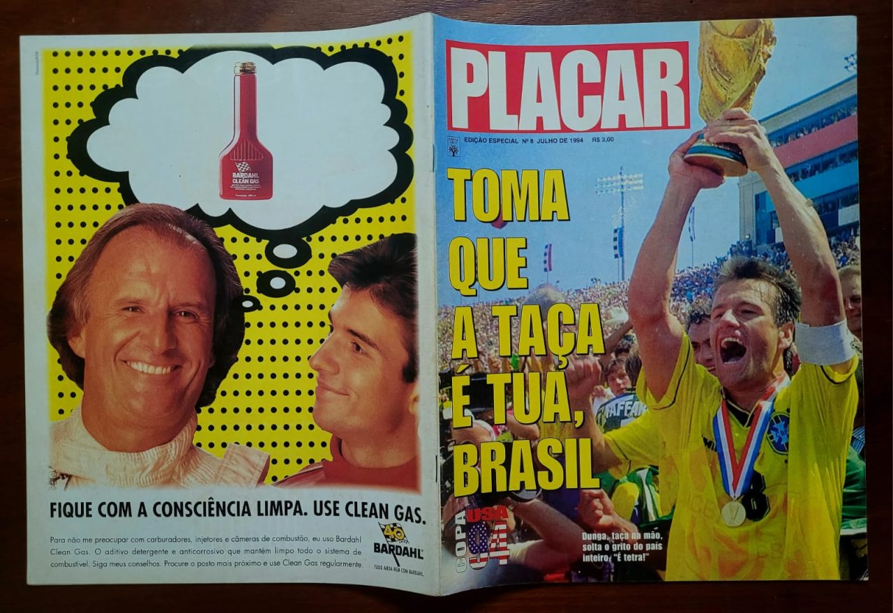 | Casa do Colecionador Revista Placar Edição Especial Nº 8 - Brasil Tetracampeão Copa do Mundo 1994 - Raridade Histórica!