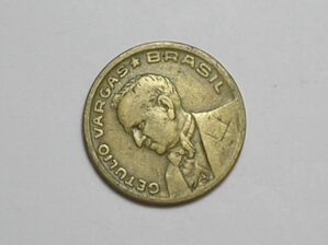 Sem a Sigla depois de Brasil = 50 Centavos - 1944 / Bz-Al