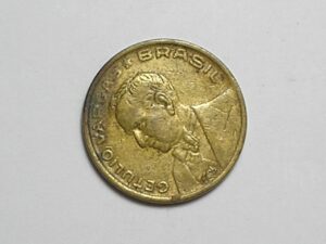 Sem a Sigla depois de Brasil = 50 Centavos - 1945 / Bz-Al