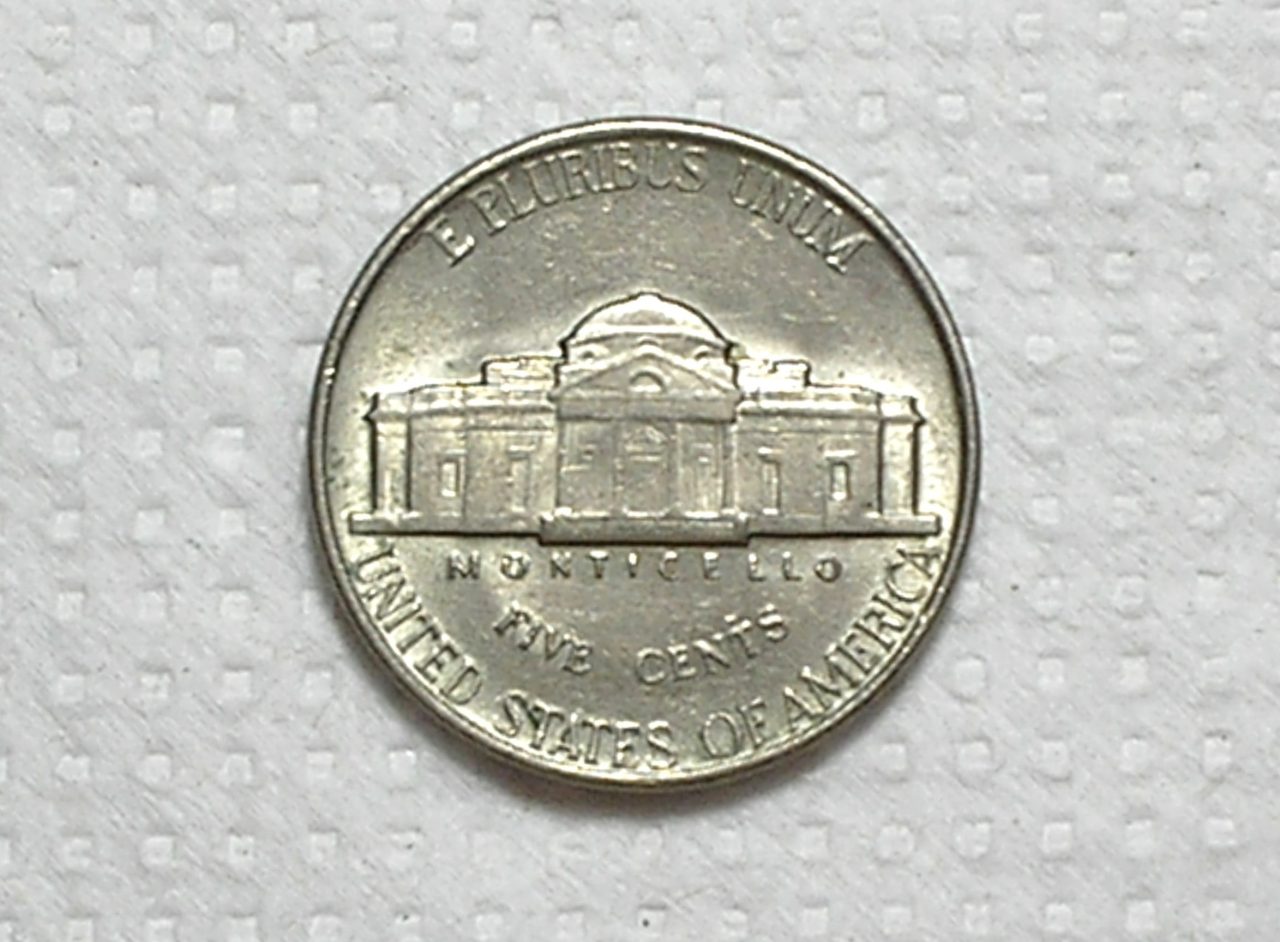 | Casa do Colecionador Usa) 5 Cents - 1940 / Jefferson / Soberba / Co/Ni / box65