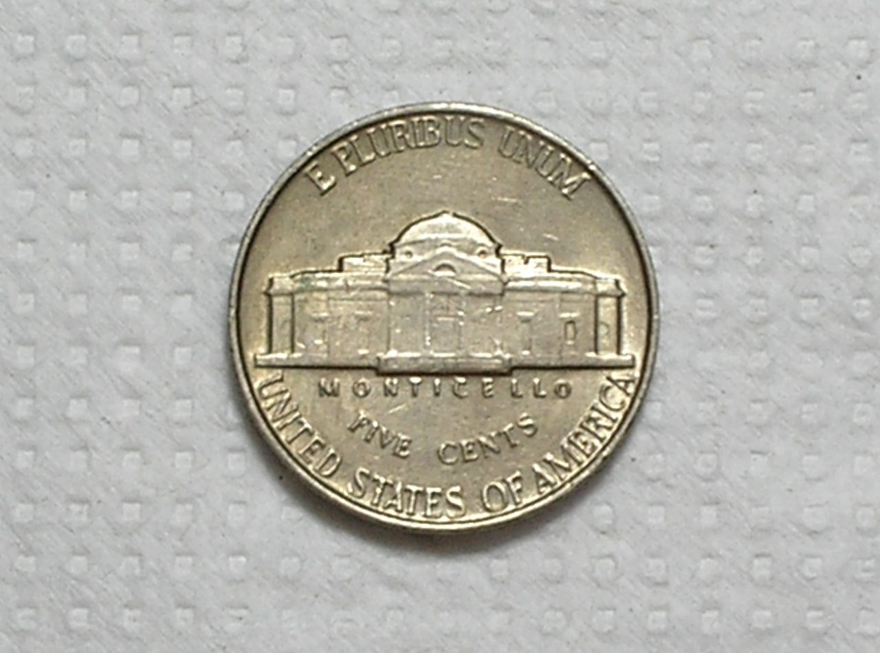 | Casa do Colecionador Usa) 5 Cents - 1946 / Jefferson / Soberba / Co/Ni / box65