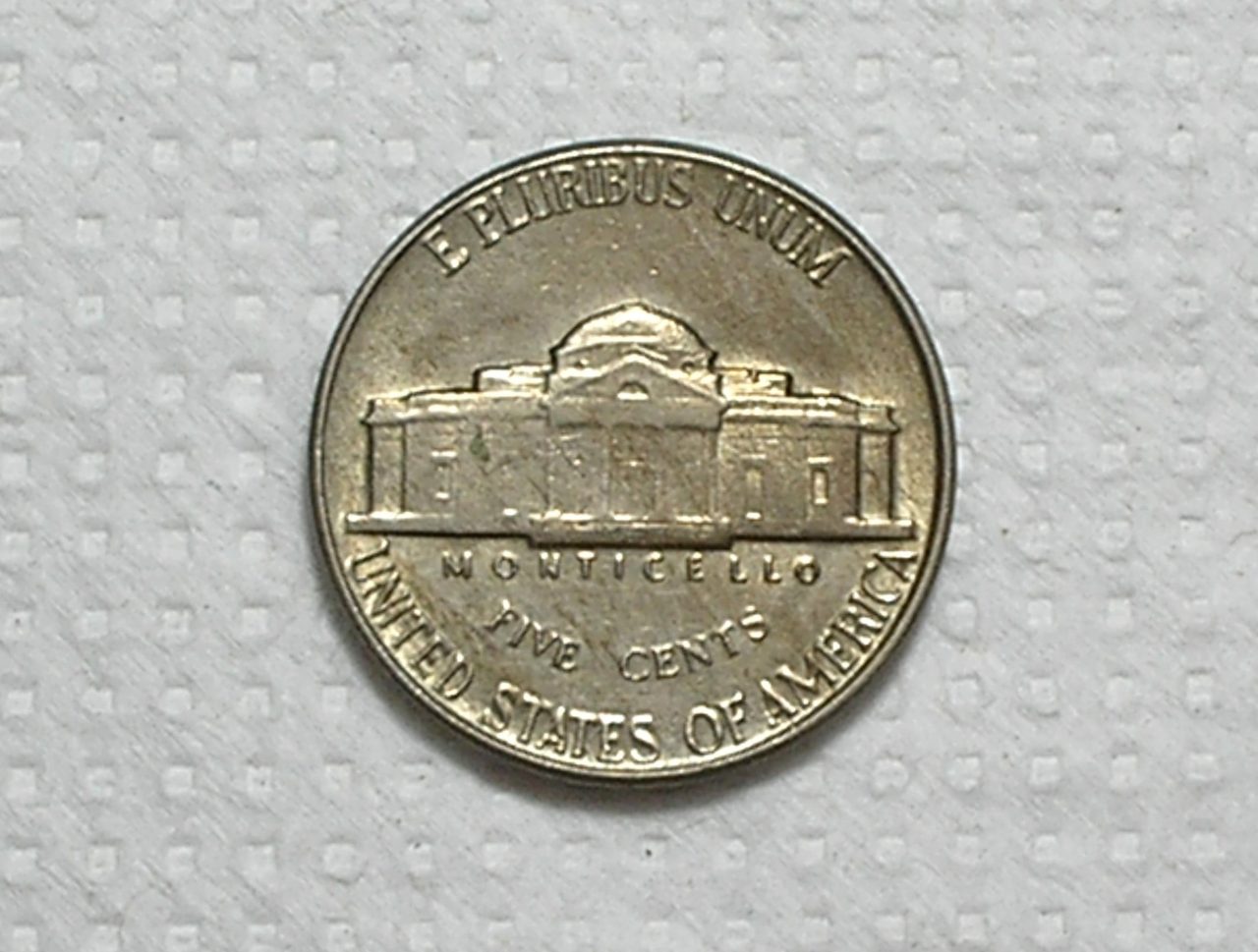 | Casa do Colecionador Usa) 5 Cents - 1949 / Jefferson / Soberba / Co/Ni / box65