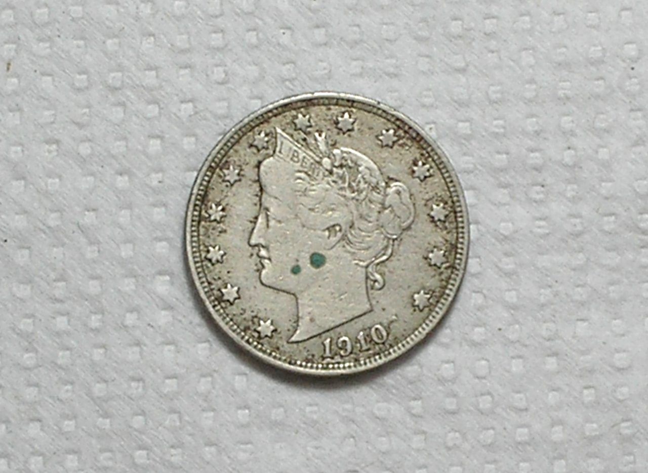| Casa do Colecionador Usa) V Cents - 1910 / Liberty / Mbc / Co/Ni / box65