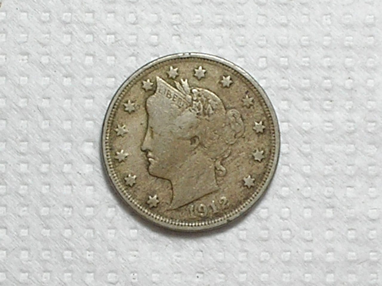 | Casa do Colecionador Usa) V Cents - 1912 / Liberty / Mbc / Co/Ni / box65