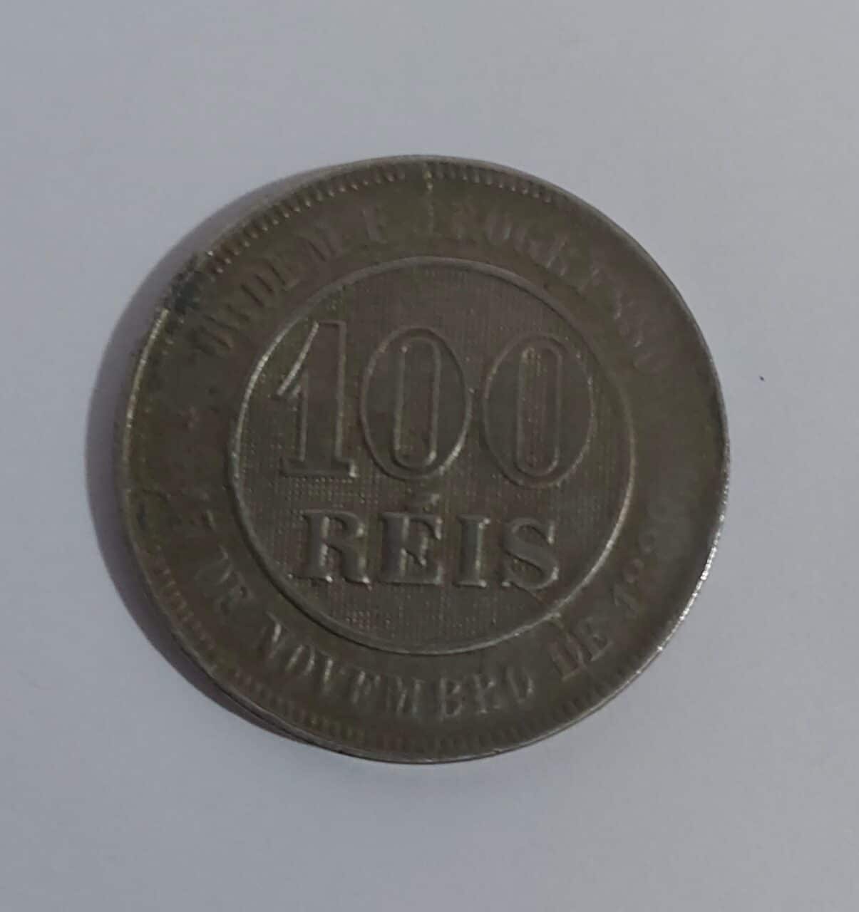 | Casa do Colecionador 100 Réis 1893 Sku 1992