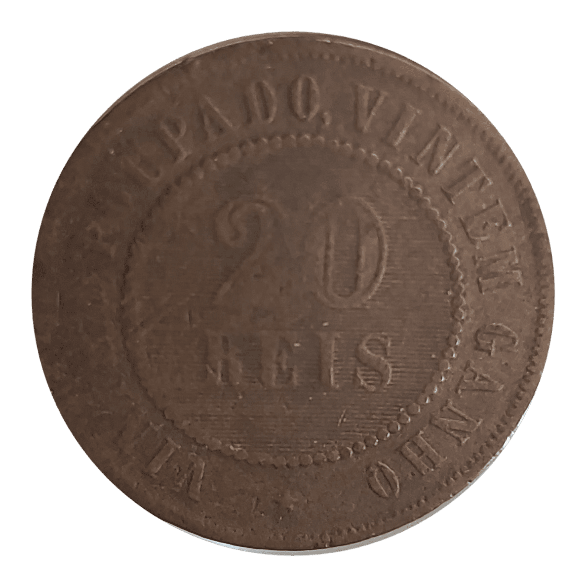 | Casa do Colecionador 20 Réis 1889 Sku 1928