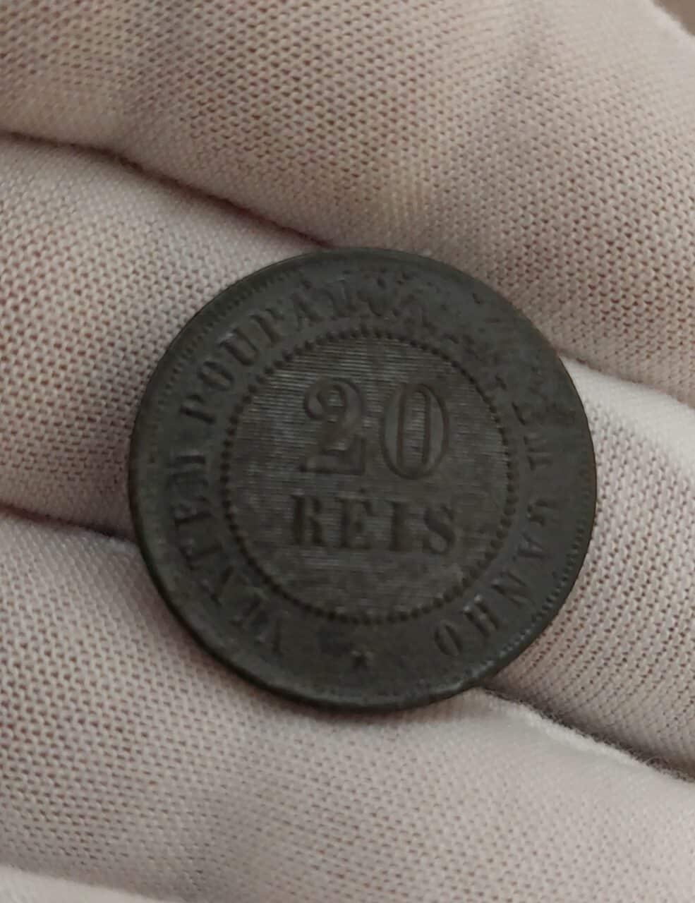 | Casa do Colecionador 20 Réis 1895 data escassa Sku 1964