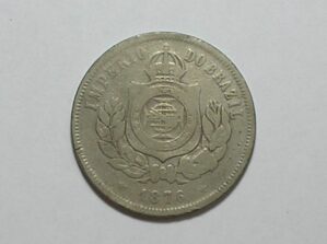 200 Réis - 1876 > Império do Brasil > Data escassa > Classificada Bem conservada