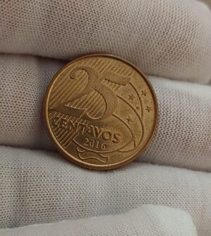 25 Centavos 2016 data boa Sku 1967