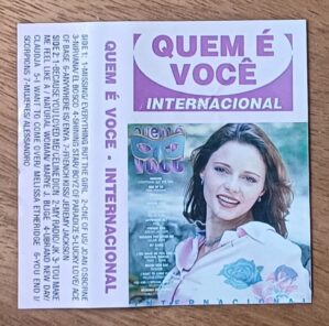 25ma. Capa da fita k7 Quem é você Internacional sem a fita.