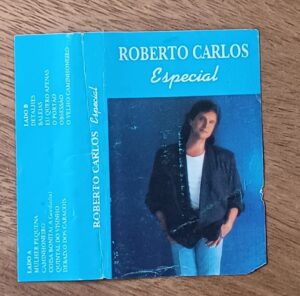 25ma. Capa da fita k7 Roberto Carlos especial sem a fita.