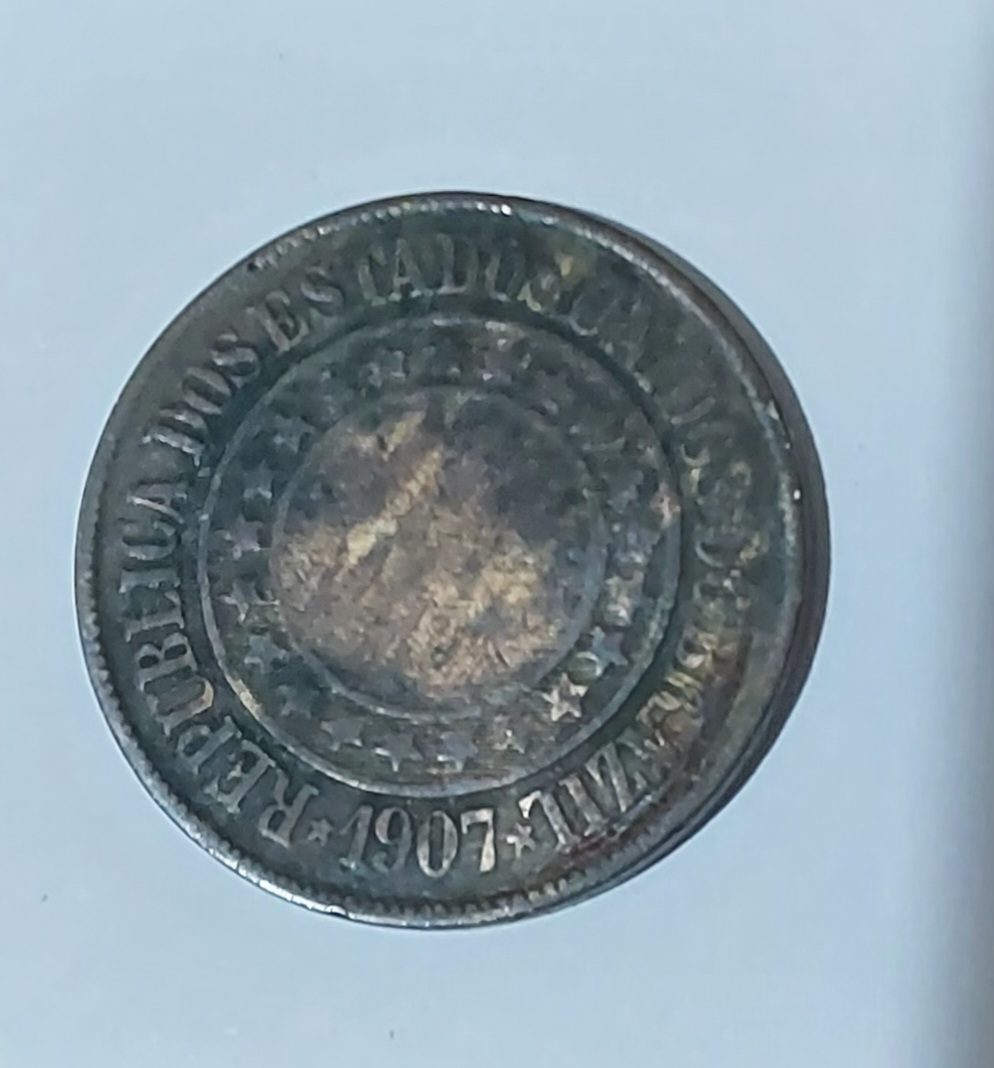 | Casa do Colecionador 40 Réis 1907 Escassa Sku 1977