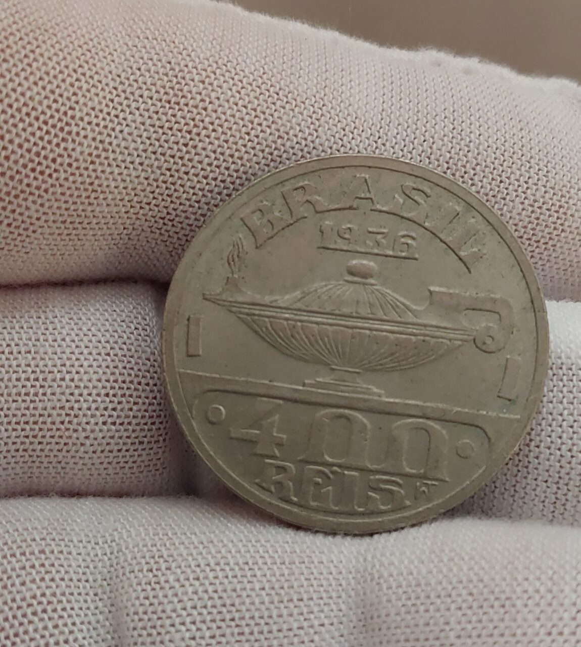 | Casa do Colecionador 400 Réis 1936 Sob/Fc Sku 1966