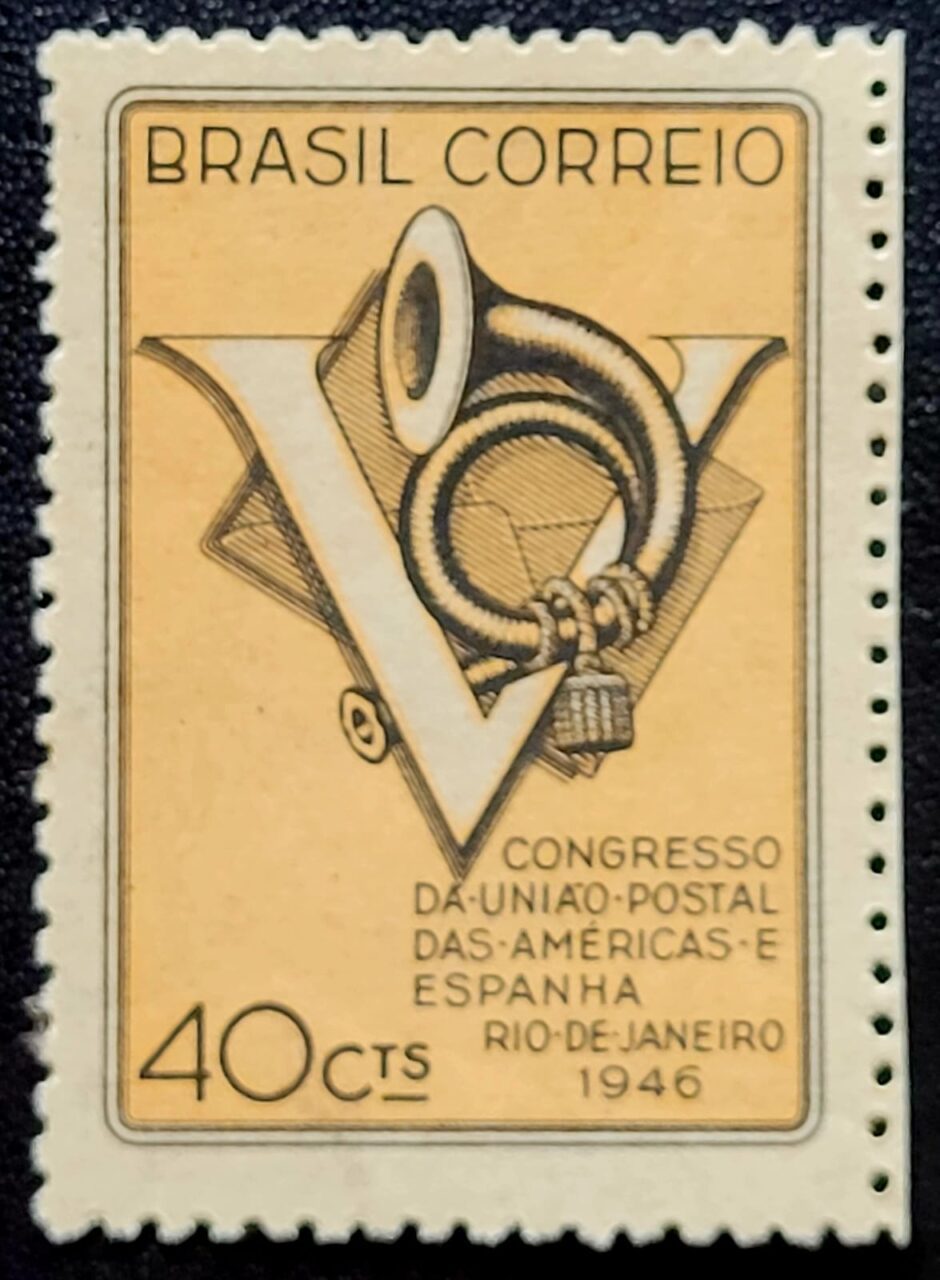 | Casa do Colecionador Comemorativos - RHM C0215 (Novo) 5º Congresso da União Postal das Américas e Espanha - 02/09/1946