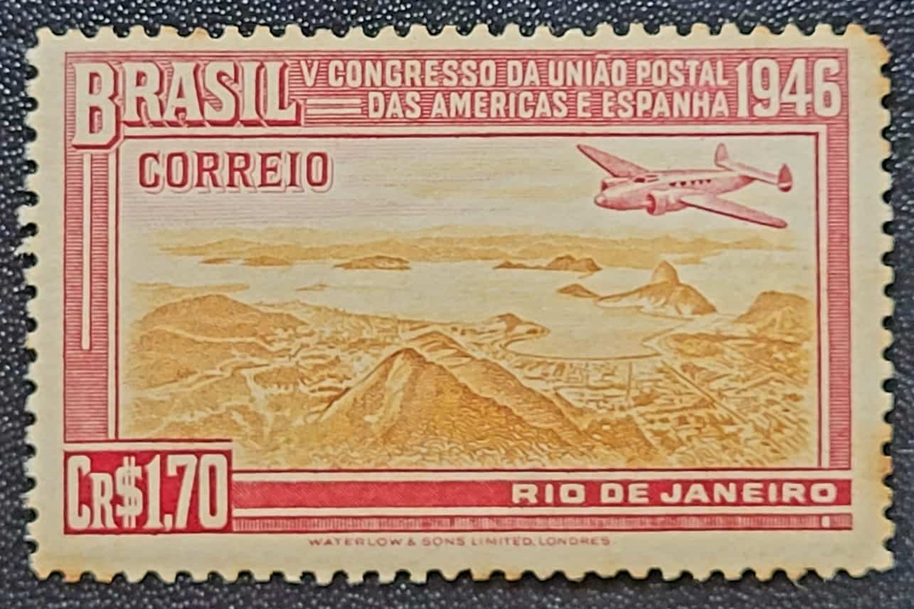 | Casa do Colecionador Comemorativos - RHM C0217 (Novo) 5º Congresso da União Postal das Américas e Espanha - 02/09/1946