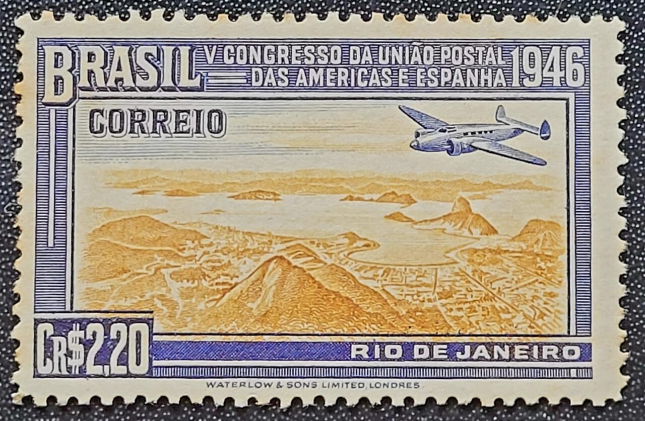 | Casa do Colecionador Comemorativos - RHM C0219 (Novo) 5º Congresso da União Postal das Américas e Espanha - 02/09/1946