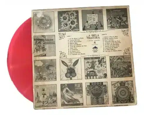 | Casa do Colecionador DISCO VINIL CONTOS INFANTIS A BELA PASTORA E OUTRAS CANÇÕES. DISCO VERMELHO