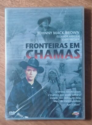 Dvd Fronteiras em chamas com Johnny Mack Brown lacrado legendado.
